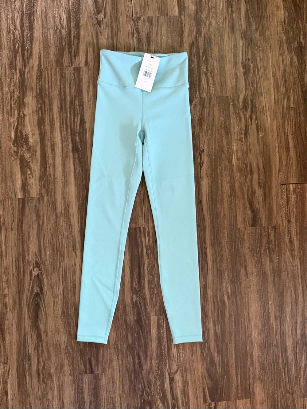 High-Waist Light Aqua Women's Active Leggings